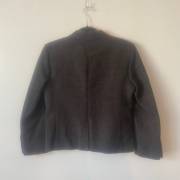 Chloe Vintage 100% Wool Dark Grey Blazer Size 40‎ - Picture 6 of 6
